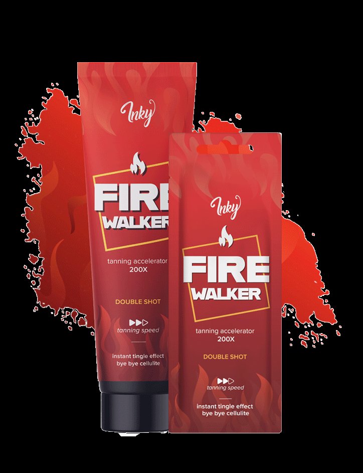 Akcelerátor opálenia Inky Fire Walker 200X double shot pre rýchle opálenie v solári Slovensko