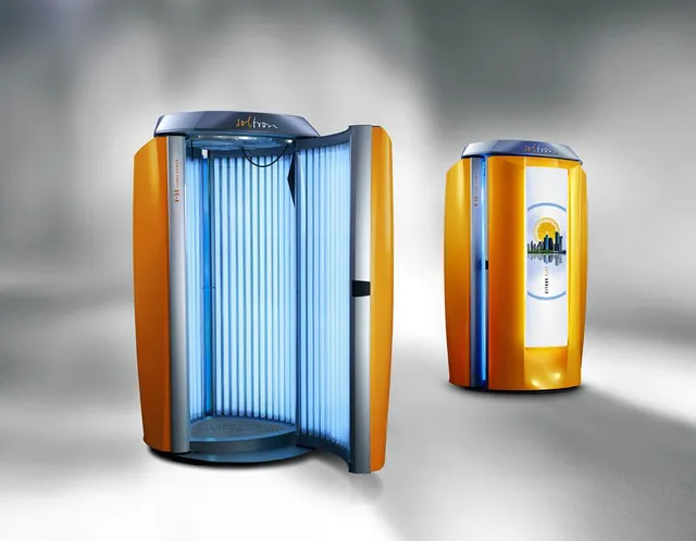 Repasované vertikálne solárium Soltron V-50