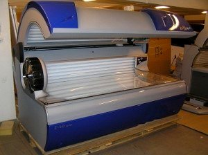 Repasované horizontálne solárium Ergoline 600