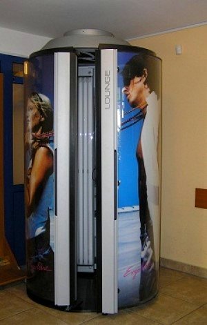 Repasované vertikálne solárium Ergoline Lounge